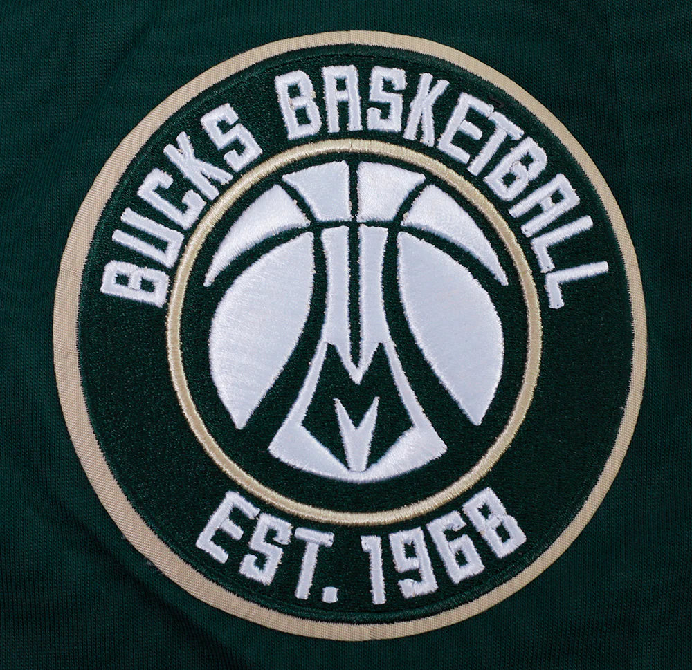 NBA MILWAUKEE BUCKS CITY TOUR COTTON JERSEY MEN'S DROP SHOULDER TEE (FOREST GREEN) - Image 6