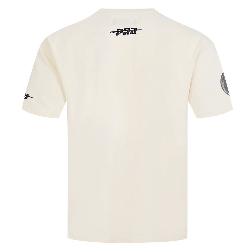 NBA MILWAUKEE BUCKS REVERSE FRENCH TERRY MEN'S COTTON JERSEY DROP SHOULDER TEE (EGGSHELL) - Image 3