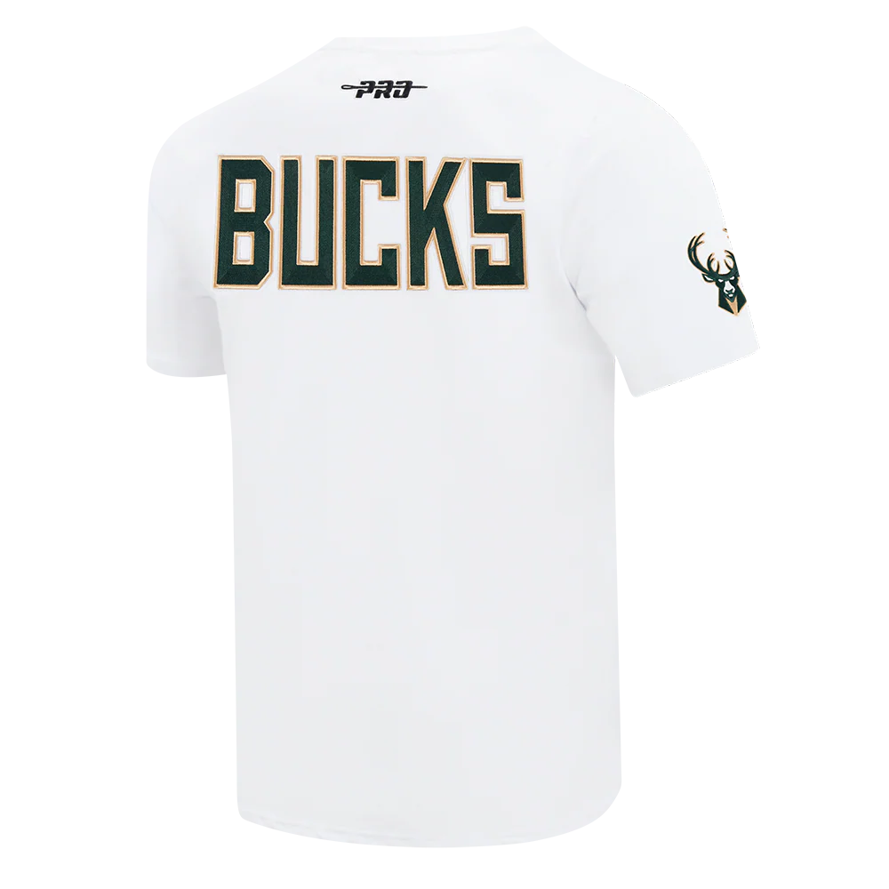 NBA MILWAUKEE BUCKS CITY RANSOM MEN'S SINGLE JERSEY TEE (WHITE) - Image 4