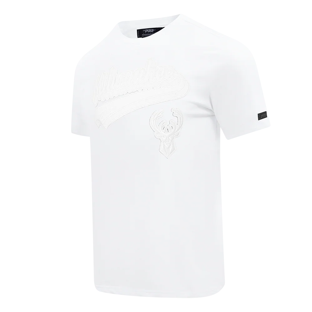 NBA MILWAUKEE BUCKS WHITE OUT MEN'S SJ TEE (WHITE) - Image 2