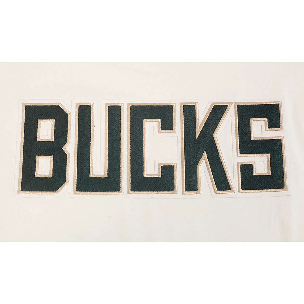 NBA MILWAUKEE BUCKS BEST OF MEN'S DROP SHOULDER TEE (EGGSHELL) - Image 9