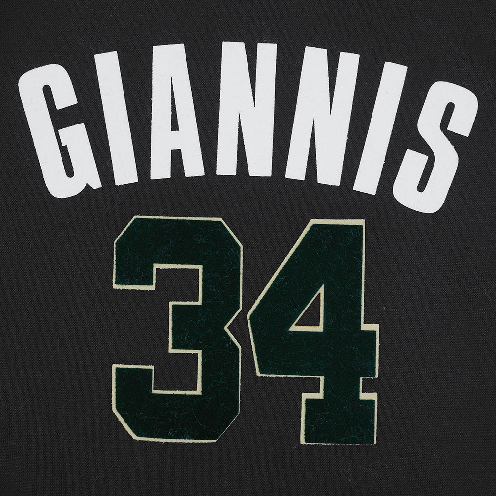 NBA MILWAUKEE BUCKS GIANNIS ANTETOKOUNMPO #34 CLASSIC PNN MEN'S DK WOMEN'S (BLACK) - Image 8
