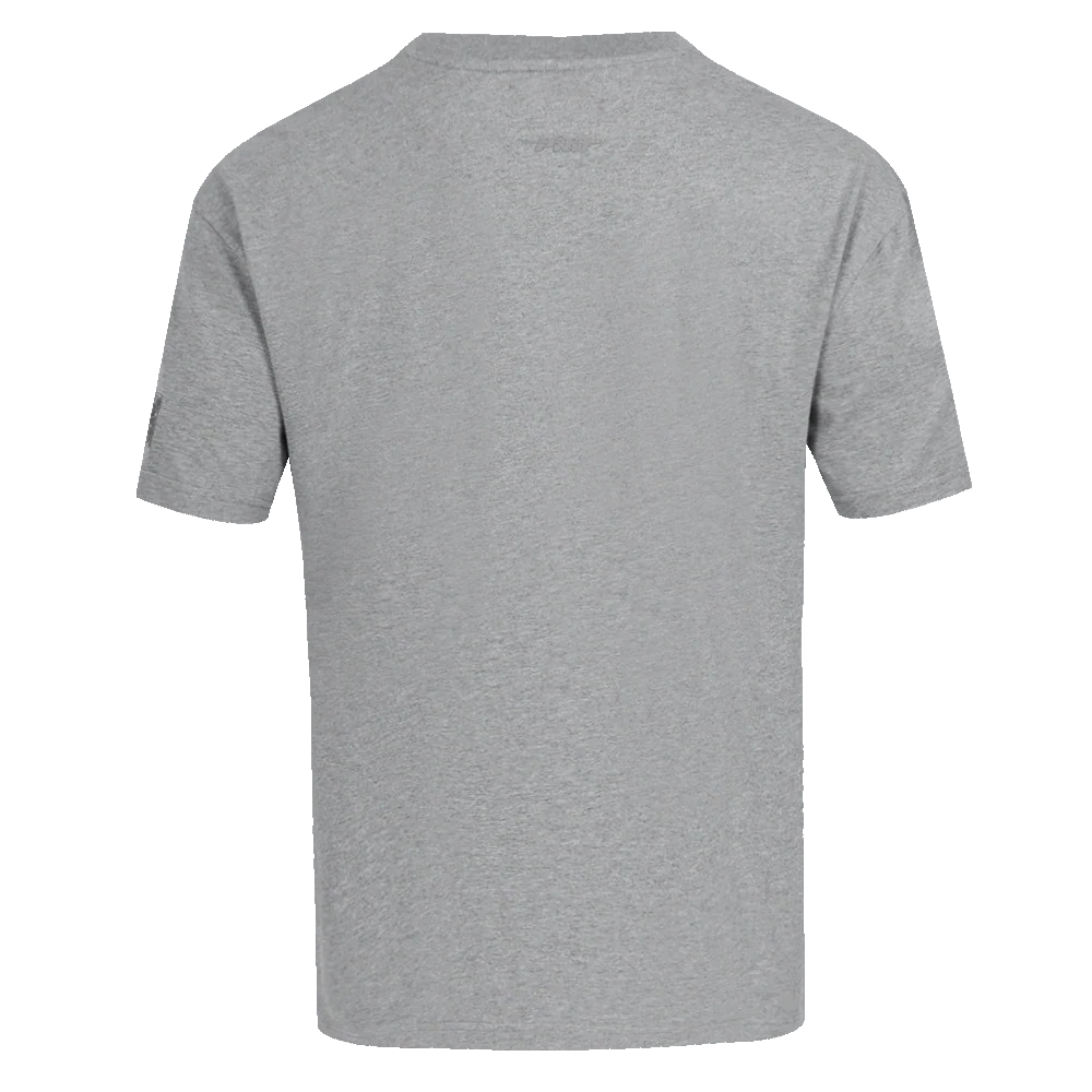 NBA MILWAUKEE BUCKS NEUTRAL MEN'S DROP SHOULDER TEE (DARK HEATHER GRAY) - Image 3