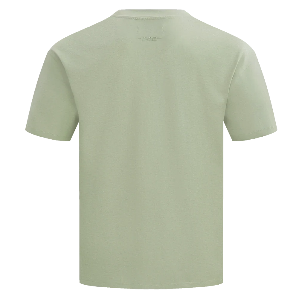 NBA MILWAUKEE BUCKS NEUTRAL MEN'S DROP SHOULDER TEE (MOSS) - Image 4