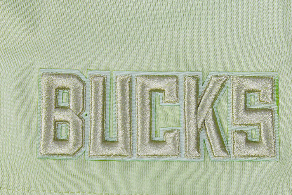 NBA MILWAUKEE BUCKS NEUTRAL MEN'S DROP SHOULDER TEE (MOSS) - Image 7