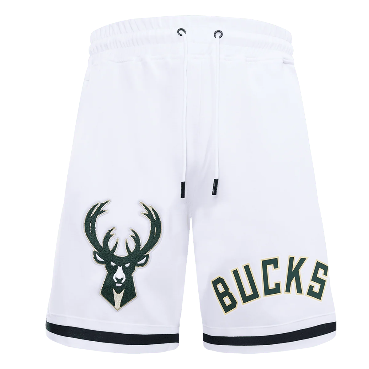 NBA MILWAUKEE BUCKS LOGO PRO TEAM MEN'S SHORT (WHITE) - Image 2