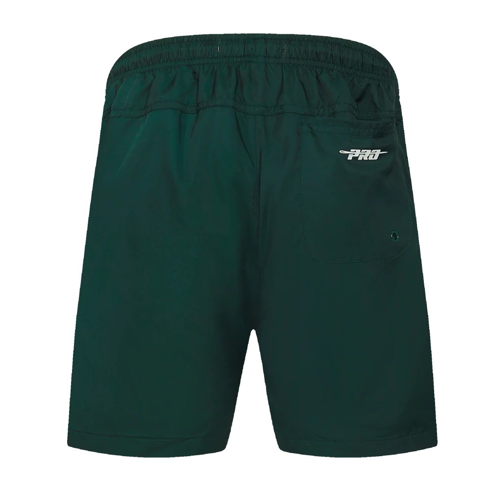 NBA MILWAUKEE BUCKS GIANNIS #34 MEN'S WOVEN SHORT (FOREST GREEN) - Image 3