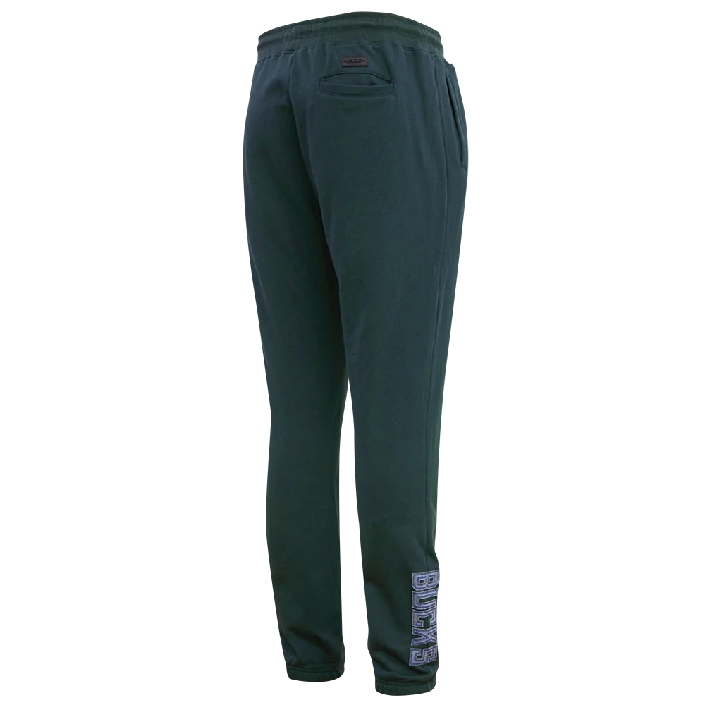 NBA MILWAUKEE BUCKS VARSITY BLUES MEN'S FLEECE SWEATPANT (FOREST GREEN) - Image 3