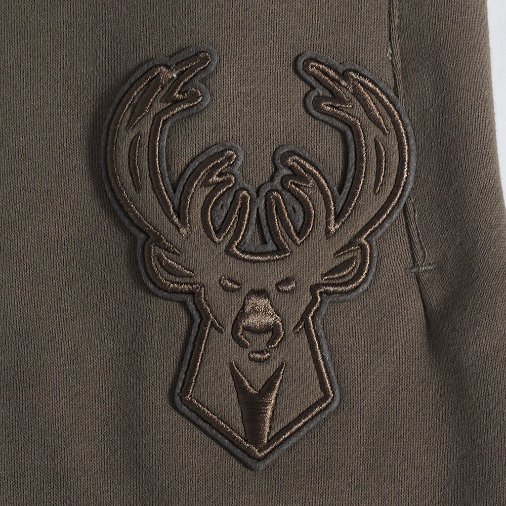 NBA MILWAUKEE BUCKS NEUTRAL MEN'S SWEATPANT (DARK TAUPE) - Image 5
