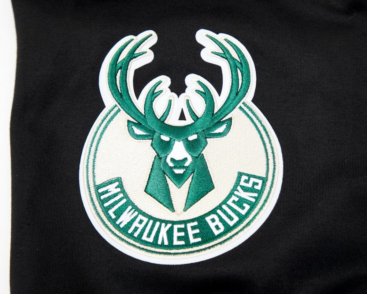 NBA MILWAUKEE BUCKS GIANNIS MEN'S PULLOVER HOODIE (BLACK) - Image 8