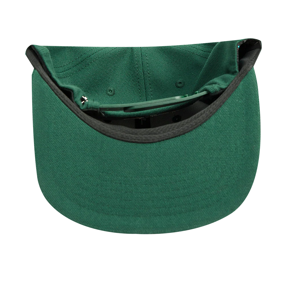 NBA MILWAUKEE BUCKS SCRIPT TAIL WOOL SNAPBACK (FOREST GREEN) - Image 7