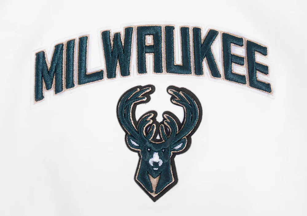 NBA MILWAUKEE BUCKS CLASSIC WOMEN'S RACERBACK (WHITE) - Image 5