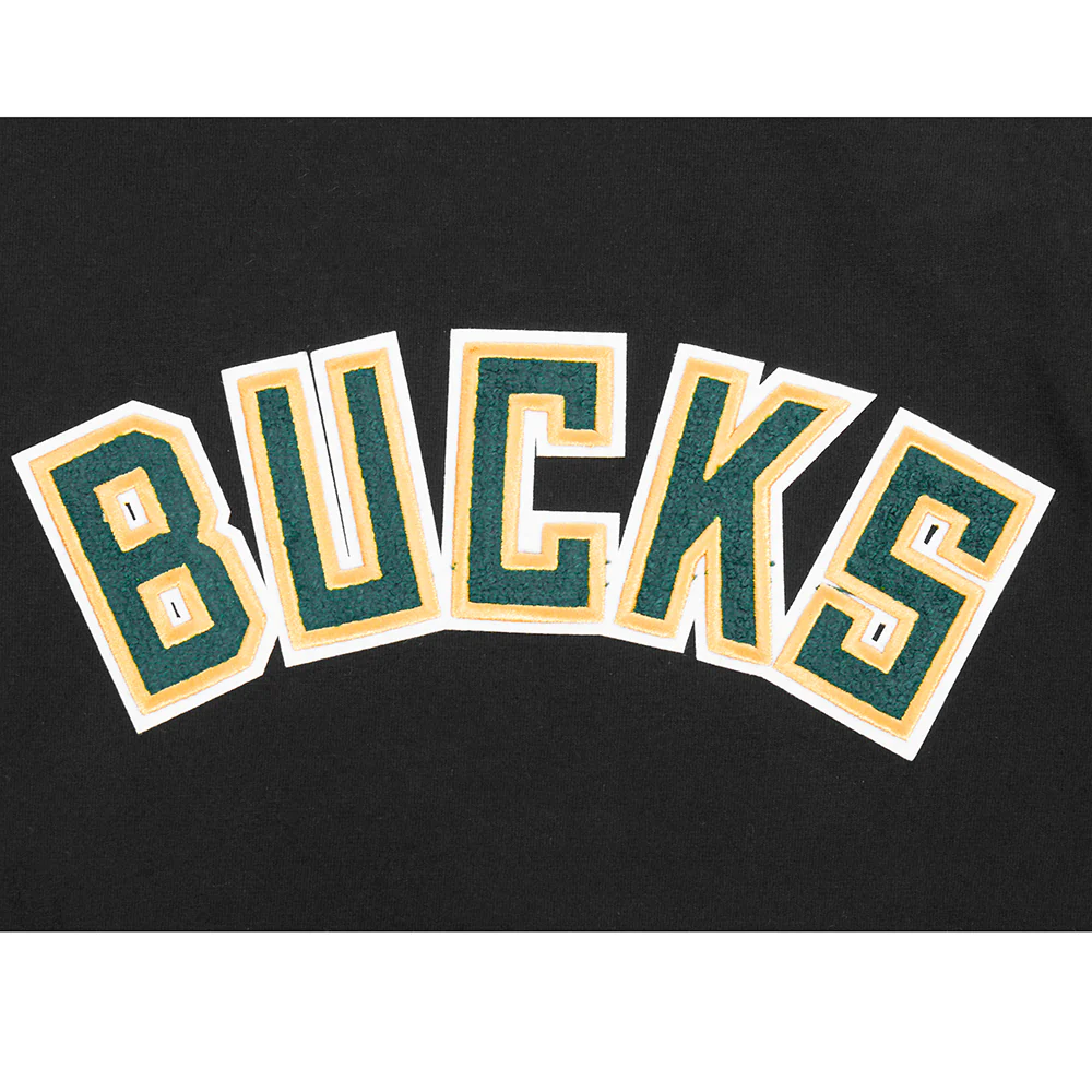 NBA MILWAUKEE BUCKS CLASSIC BIG BOYS SJ TEE (BLACK) - Image 7