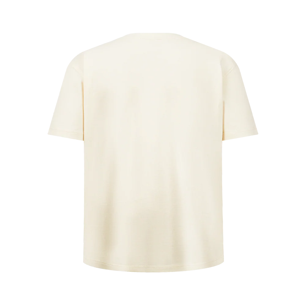 NBA MILWAUKEE BUCKS RETRO CLASSIC BIG BOY'S SS TAPING TEE (EGGSHELL/ BLACK) - Image 3