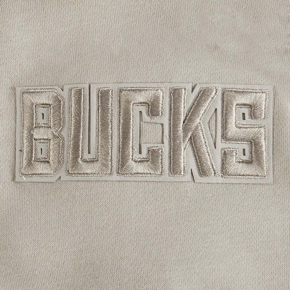 NBA MILWAUKEE BUCKS NEUTRAL BIG BOYS FLC PO HOODIE (TAUPE) - Image 6