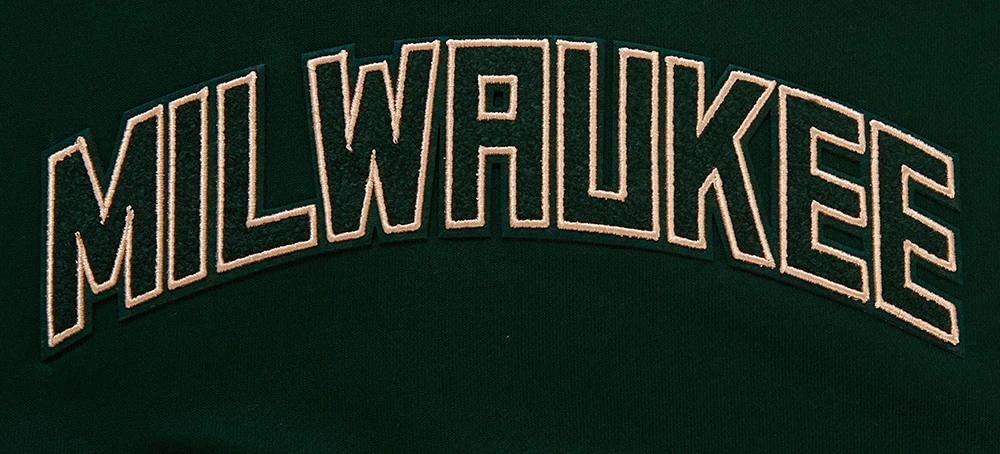 NBA MILWAUKEE BUCKS CLASSIC WOMEN'S HOODIE DRESS (FOREST GREEN) - Image 5