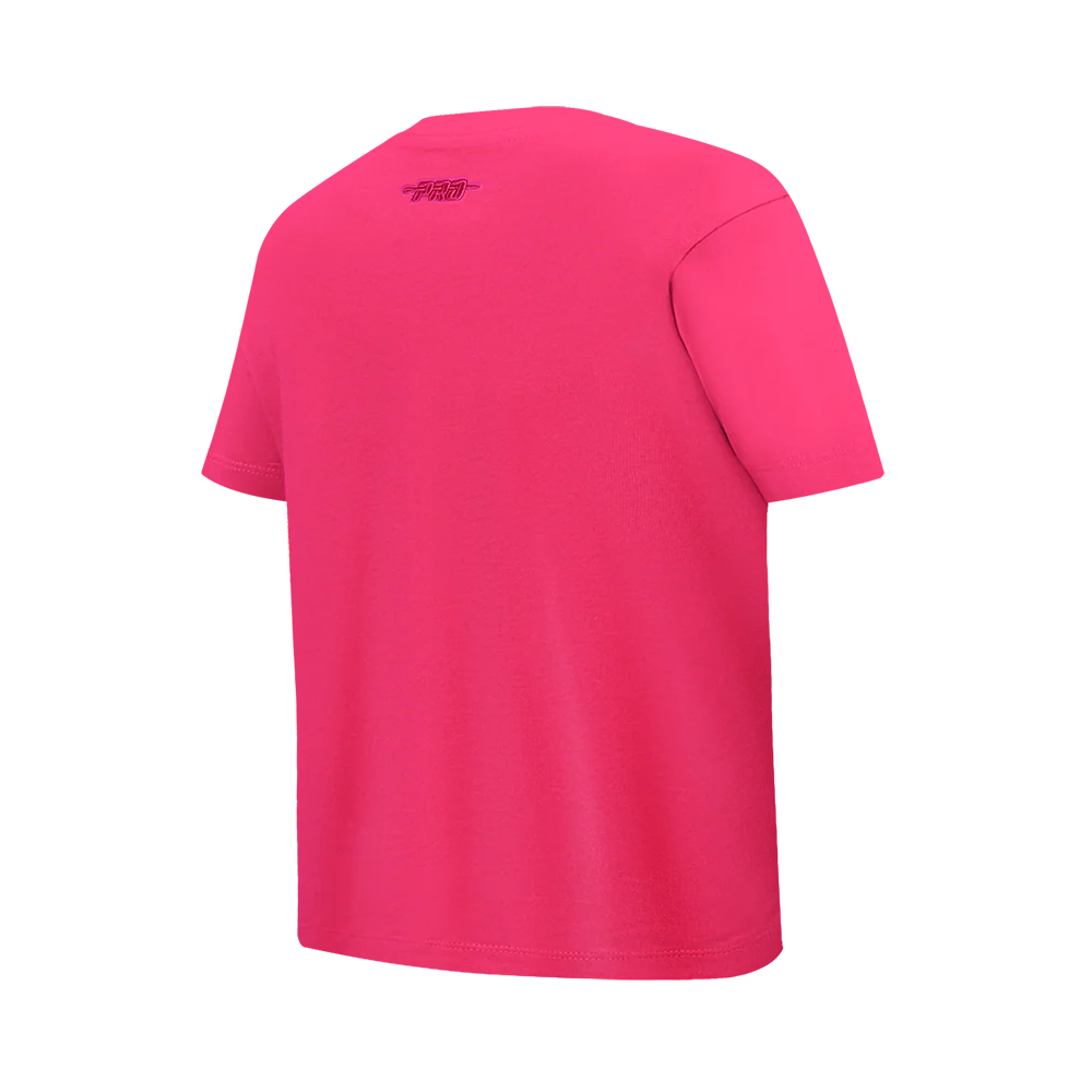 NBA MILWAUKEE BUCKS TRIPLE PINK BIG GIRLS SS SLIM FIT TEE (BEETROOT PURPLE) - Image 4