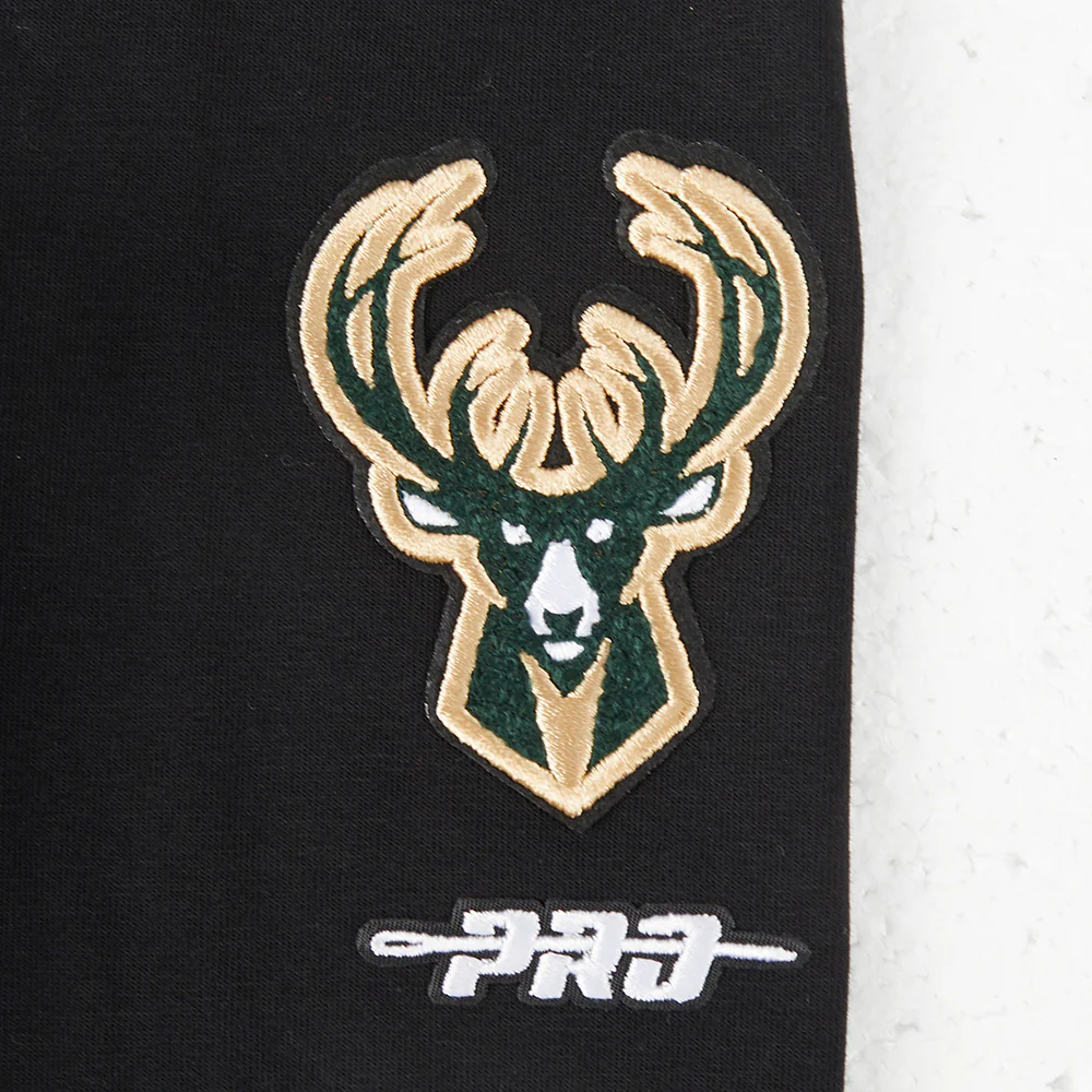 NBA MILWAUKEE BUCKS CLASSIC BIG GIRLS LEGGING (BLACK) - Image 6