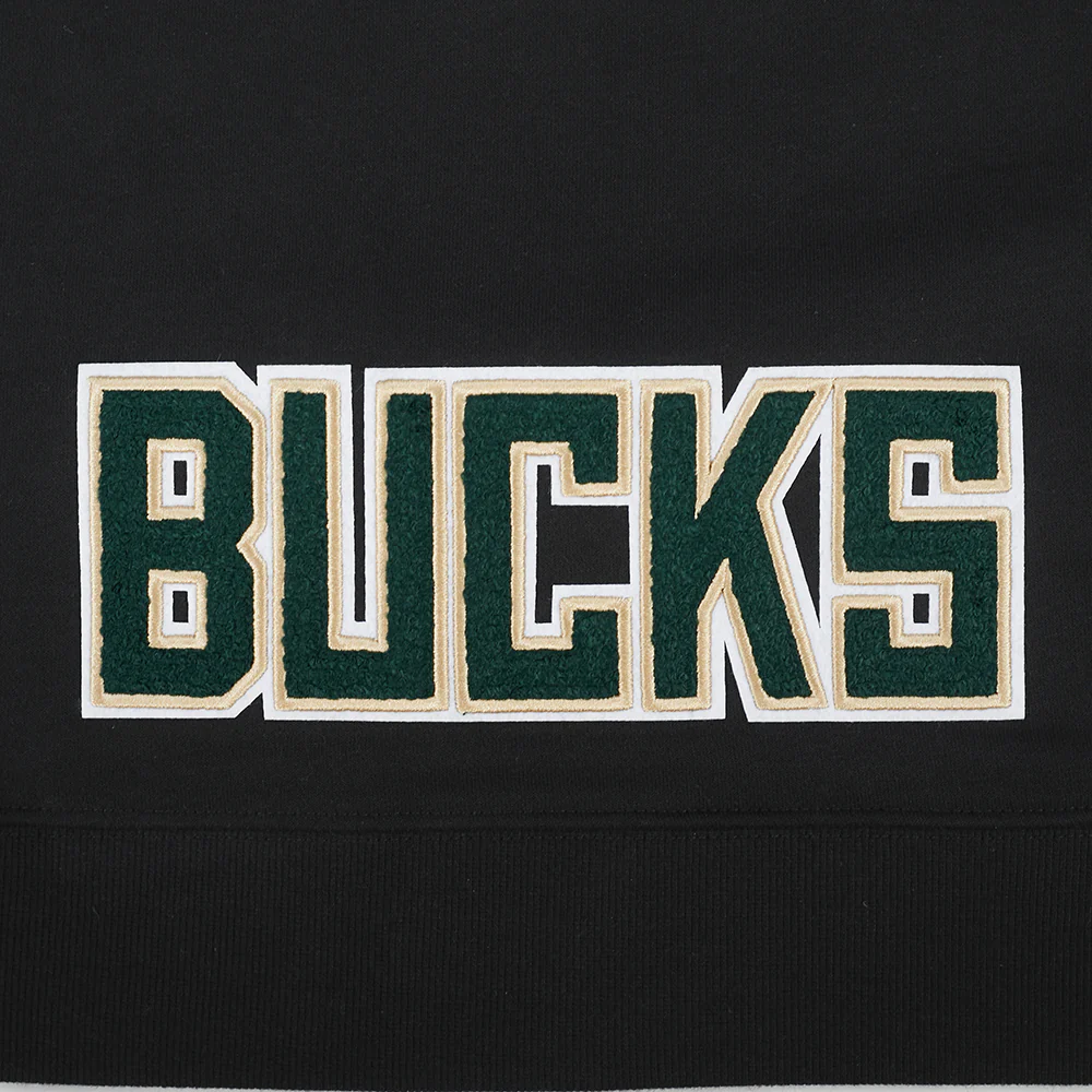NBA MILWAUKEE BUCKS GIANNIS ANTETOKOUNMPO #34 CLASSIC PNN WOMEN'S FLC (BLACK) - Image 8