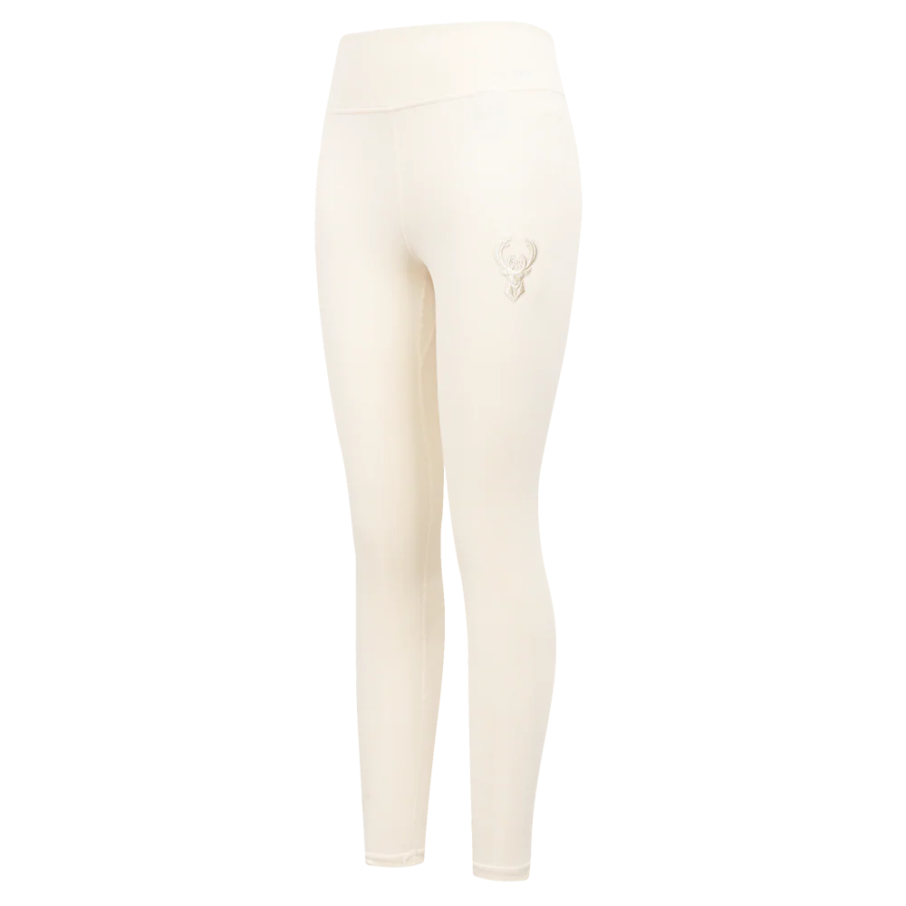 NBA MILWAUKEE BUCKS NEUTRAL WOMEN'S JERSEY LEGGING (EGGSHELL) - Image 7