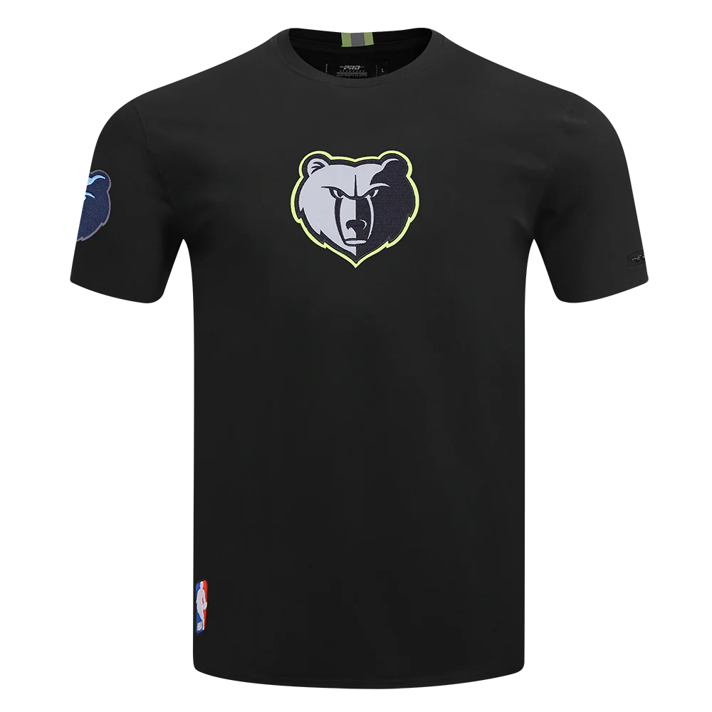 NBA MEMPHIS GRIZZLIES UNDER THE LIGHTS MEN'S SINGLE JERSEY TEE (BLACK)