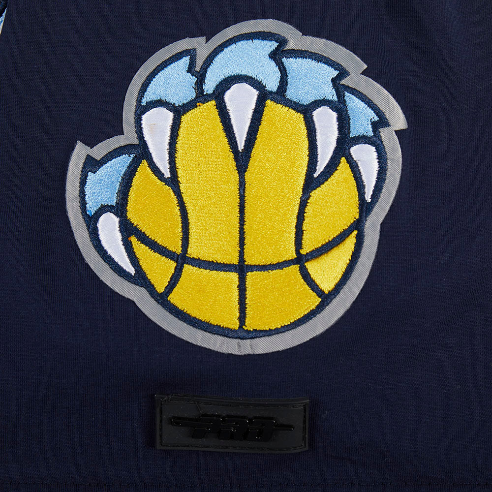 NBA MEMPHIS GRIZZLIES CITY RANSOM MEN'S SINGLE JERSEY TEE (MIDNIGHT NAVY) - Image 7