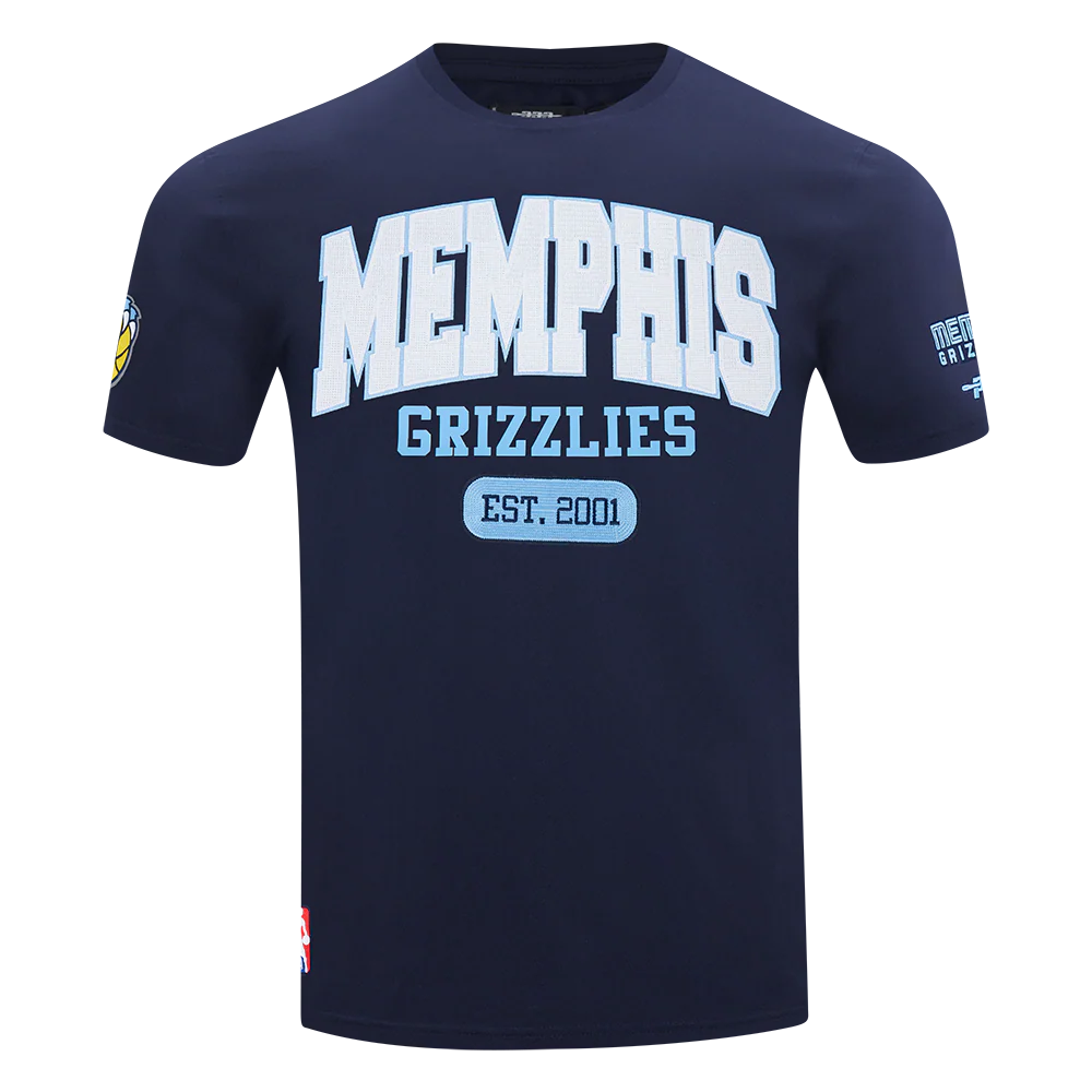 NBA MEMPHIS GRIZZLIES CITY ARCH MEN'S SJ TEE (MIDNIGHT NAVY) - Image 5