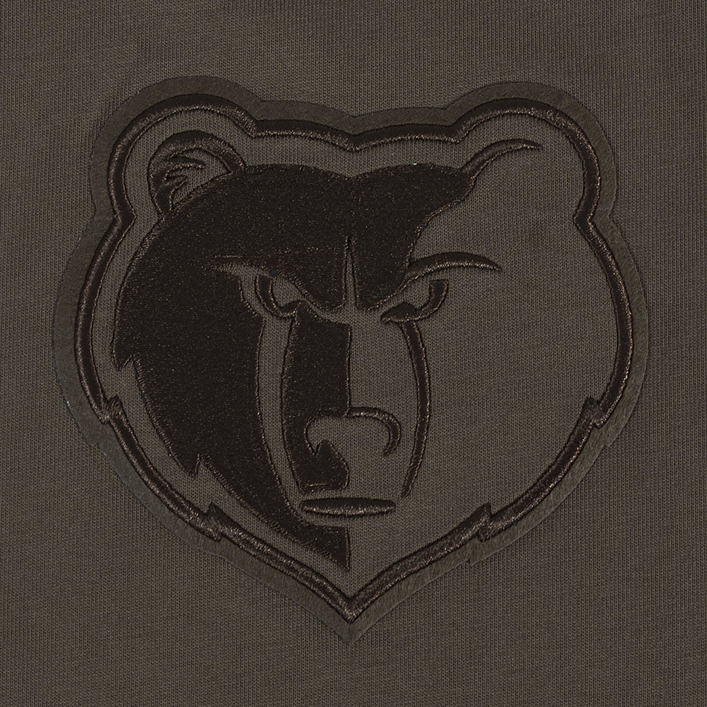 NBA MEMPHIS GRIZZLIES NEUTRAL MEN'S DROP SHOULDER TEE (DARK TAUPE) - Image 7