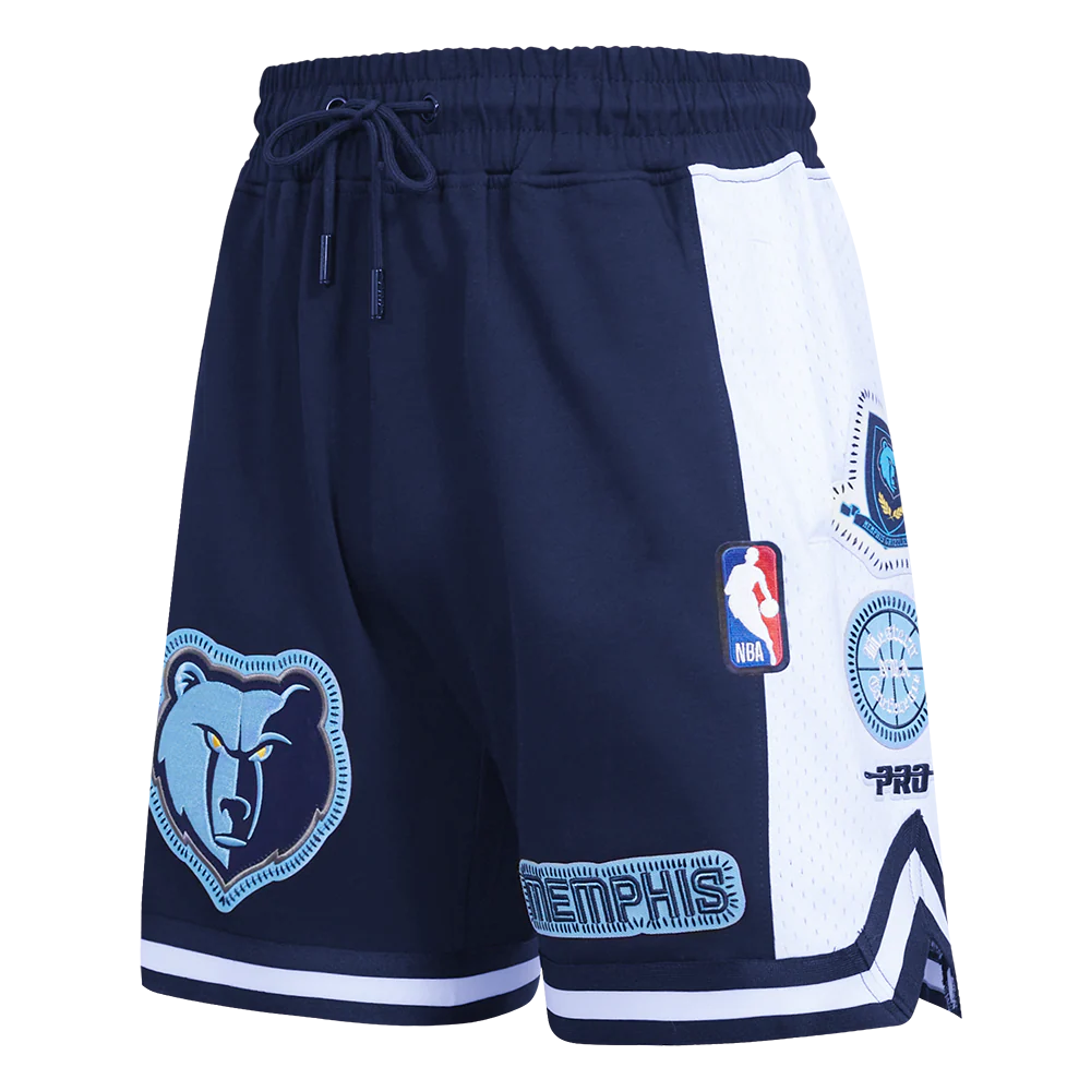 NBA MEMPHIS GRIZZLIES DIY PICK STITCH MEN'S DOUBLE KNIT 2.0 SHORT (MIDNIGHT NAVY)