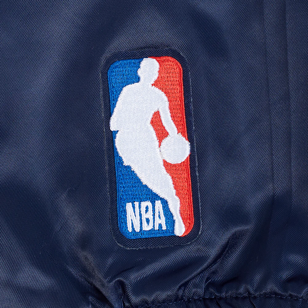 NBA MEMPHIS GRIZZLIES CLASSIC SATIN JACKET (MIDNIGHT NAVY) - Image 8
