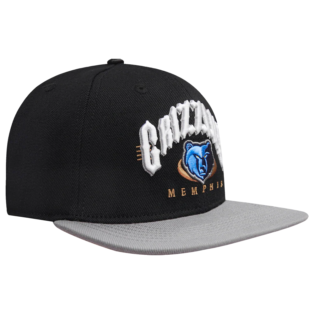 NBA MEMPHIS GRIZZLIES CLUB ARCH SNAPBACK (BLACK/GRAY) - Image 2