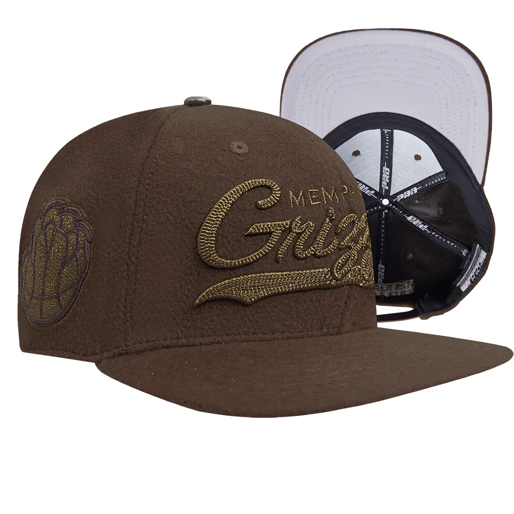 NBA MEMPHIS GRIZZLIES TAIL SWEEP STRAPBACK (BROWN) - Image 8