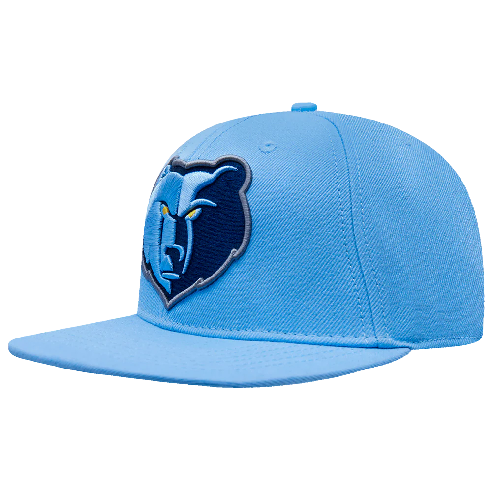 NBA MEMPHIS GRIZZLIES SCRIPT TAIL WOOL SNAPBACK HAT (UNIVERSITY BLUE) - Image 5