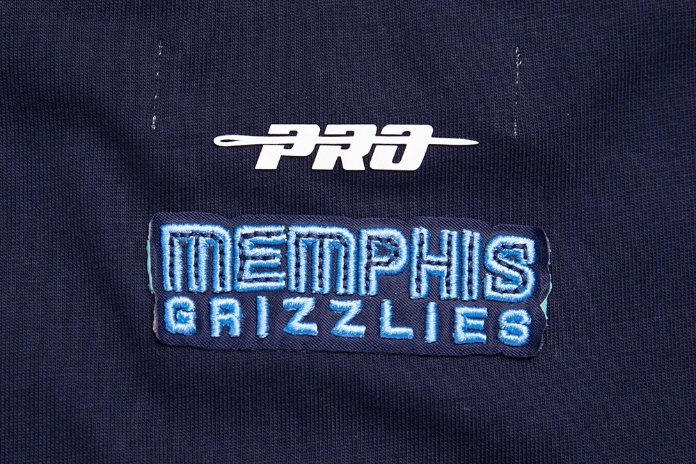 NBA MEMPHIS GRIZZLIES SCRIPT TAIL WOMEN'S BOYFRIEND TEE (MIDNIGHT NAVY) - Image 5