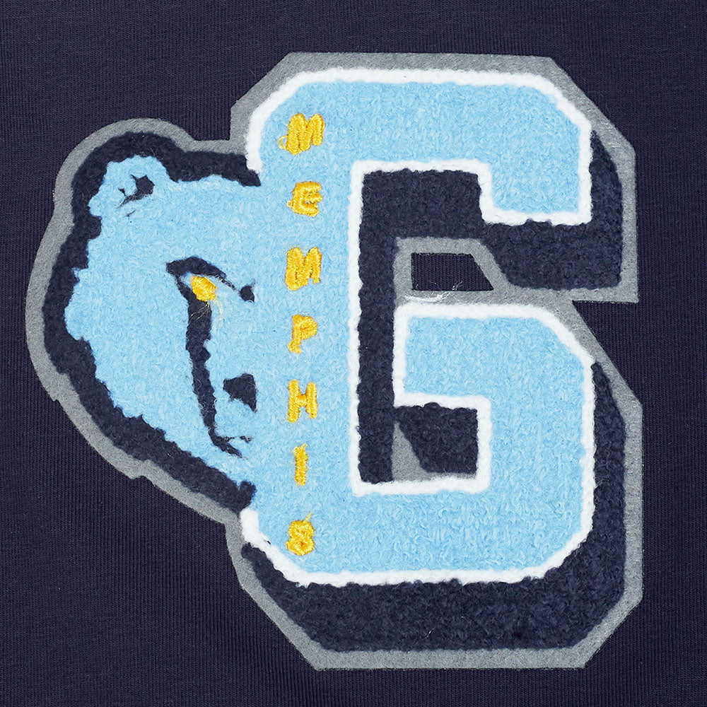 NBA MEMPHIS GRIZZLIES MASHUP WOMEN'S BOXY TEE (MIDNIGHT NAVY) - Image 6