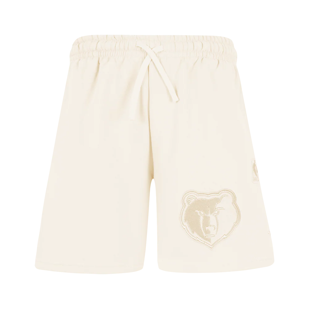 NBA MEMPHIS GRIZZLIES NEUTRAL BIG BOYS FLC SHORT (EGGSHELL) - Image 2