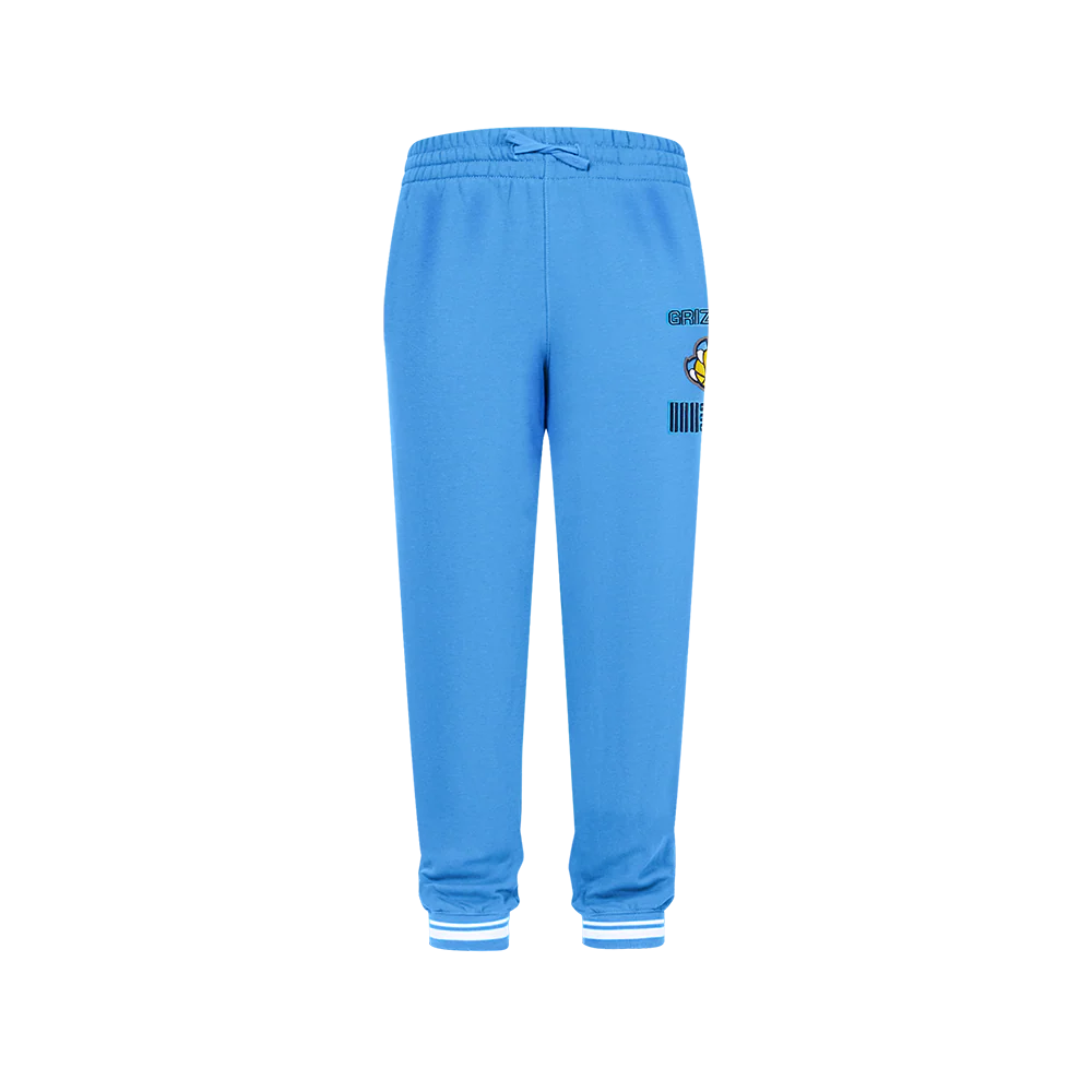 NBA MEMPHIS GRIZZLIES RETRO CLASSIC BIG BOYS RIB FLEECE SWEATPANT (UNIVERSITY BLUE) - Image 5