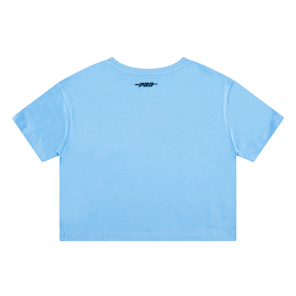 NBA MEMPHIS GRIZZLIES RETRO CLASSIC BIG GIRLS SHORT SLEEVE BOXY TEE (UNIVERSITY BLUE) - Image 2