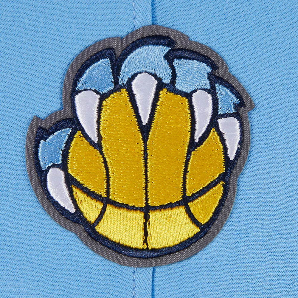NBA MEMPHIS GRIZZLIES RETRO CLASSIC BIG GIRLS RIB FLEECE PULLOVER HOODIE (UNIVERSITY BLUE) - Image 5