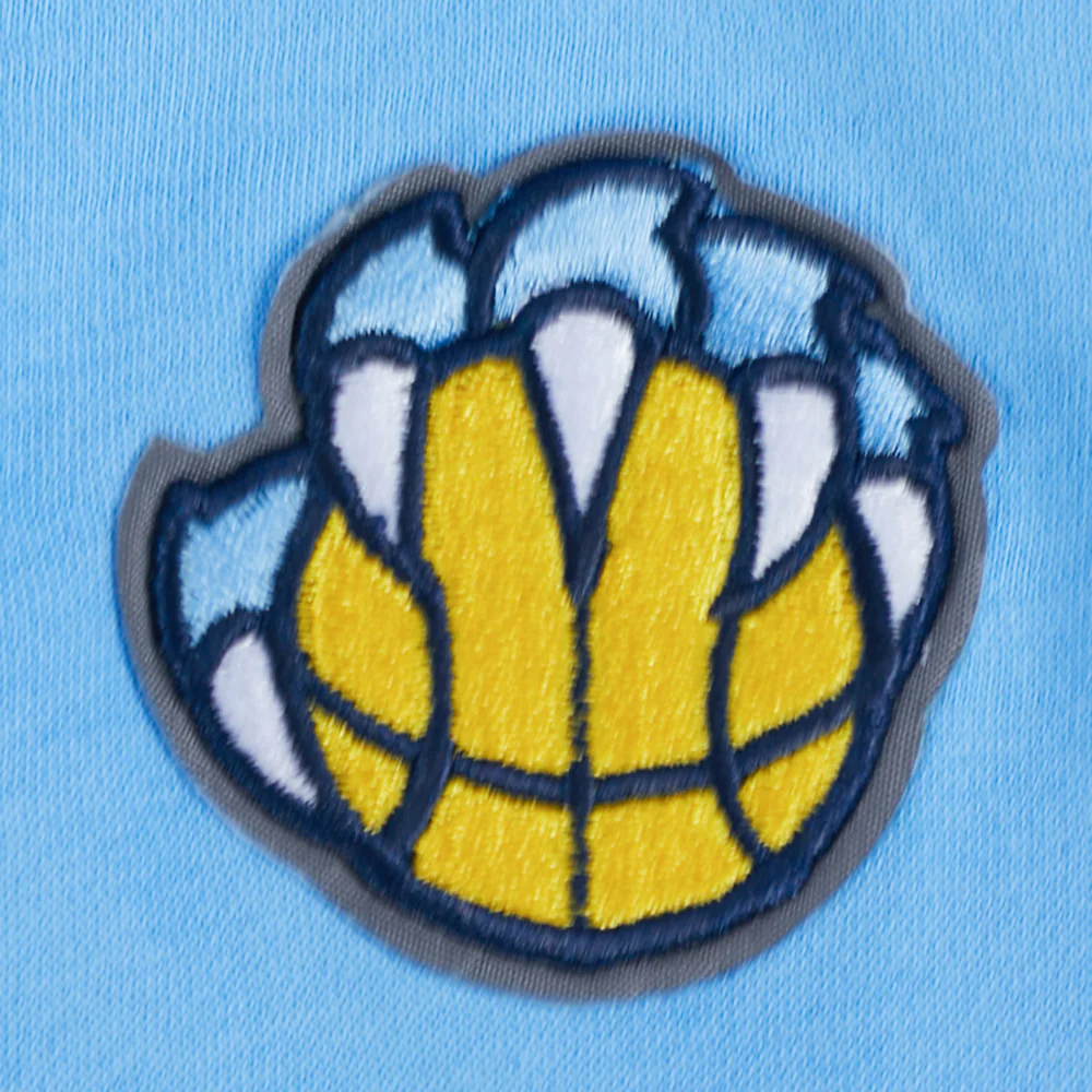 NBA MEMPHIS GRIZZLIES CLASSIC LITTLE BOYS FLC FZ HOODIE (UNIVERSITY BLUE) - Image 6