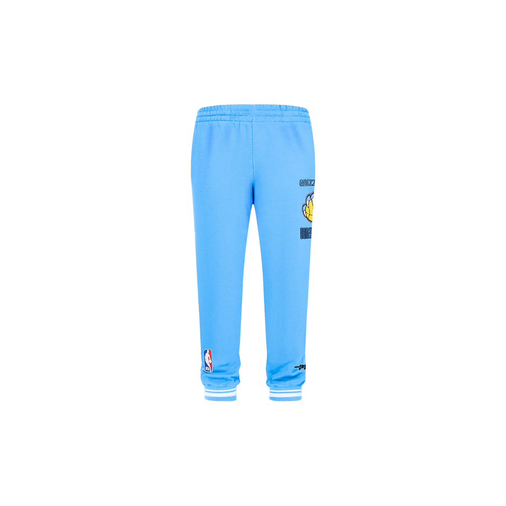 NBA MEMPHIS GRIZZLIES RETRO CLASSIC TODDLER BOYS RIB SWEATPANT (UNIVERSITY BLUE) - Image 2
