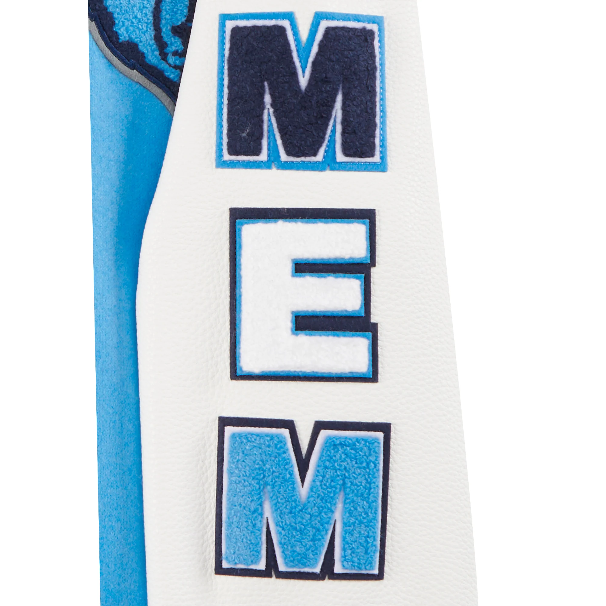 NBA MEMPHIS GRIZZLIES CLASSIC TODDLER BOYS WOOL VARSITY JACKET (UNIVERSITY BLUE/WHITE) - Image 6