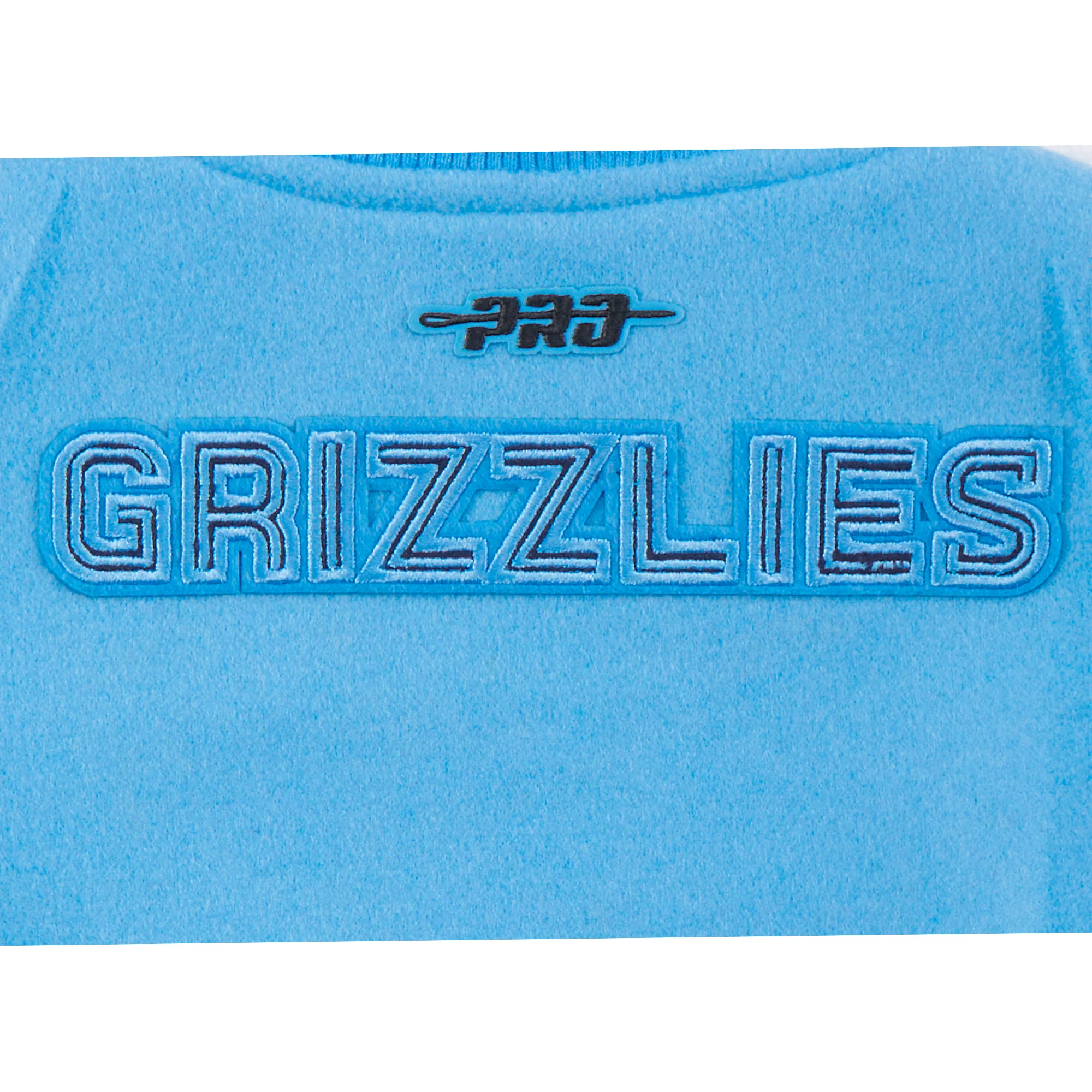 NBA MEMPHIS GRIZZLIES CLASSIC TODDLER BOYS WOOL VARSITY JACKET (UNIVERSITY BLUE/WHITE) - Image 9