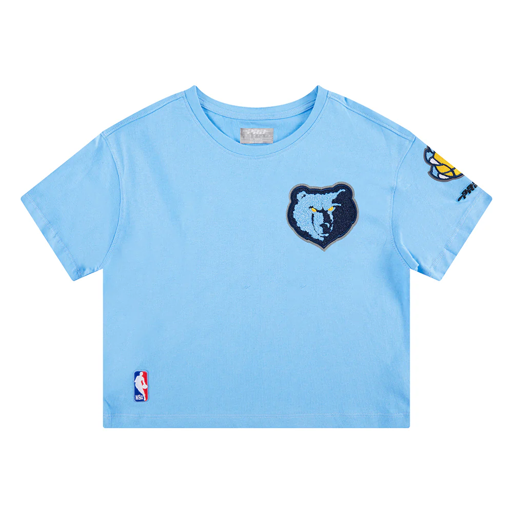NBA MEMPHIS GRIZZLIES CLASSIC TODDLER GIRLS SS BOXY TEE (UNIVERSITY BLUE)