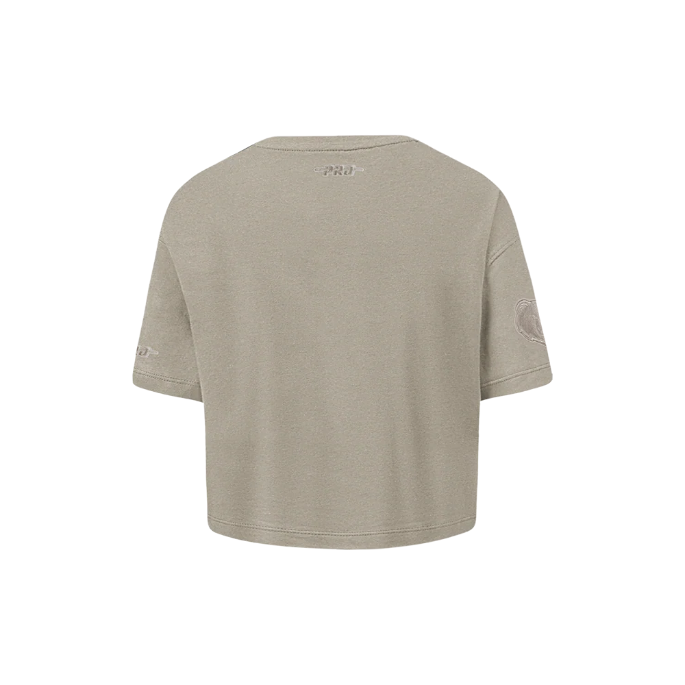 NBA MEMPHIS GRIZZLIES NEUTRAL TODDLER GIRLS SS BOXY TEE (TAUPE) - Image 3