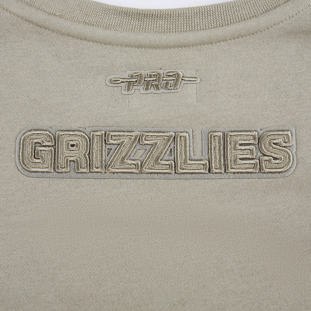 NBA MEMPHIS GRIZZLIES NEUTRAL TODDLER GIRLS FLC CREWNECK (TAUPE) - Image 5