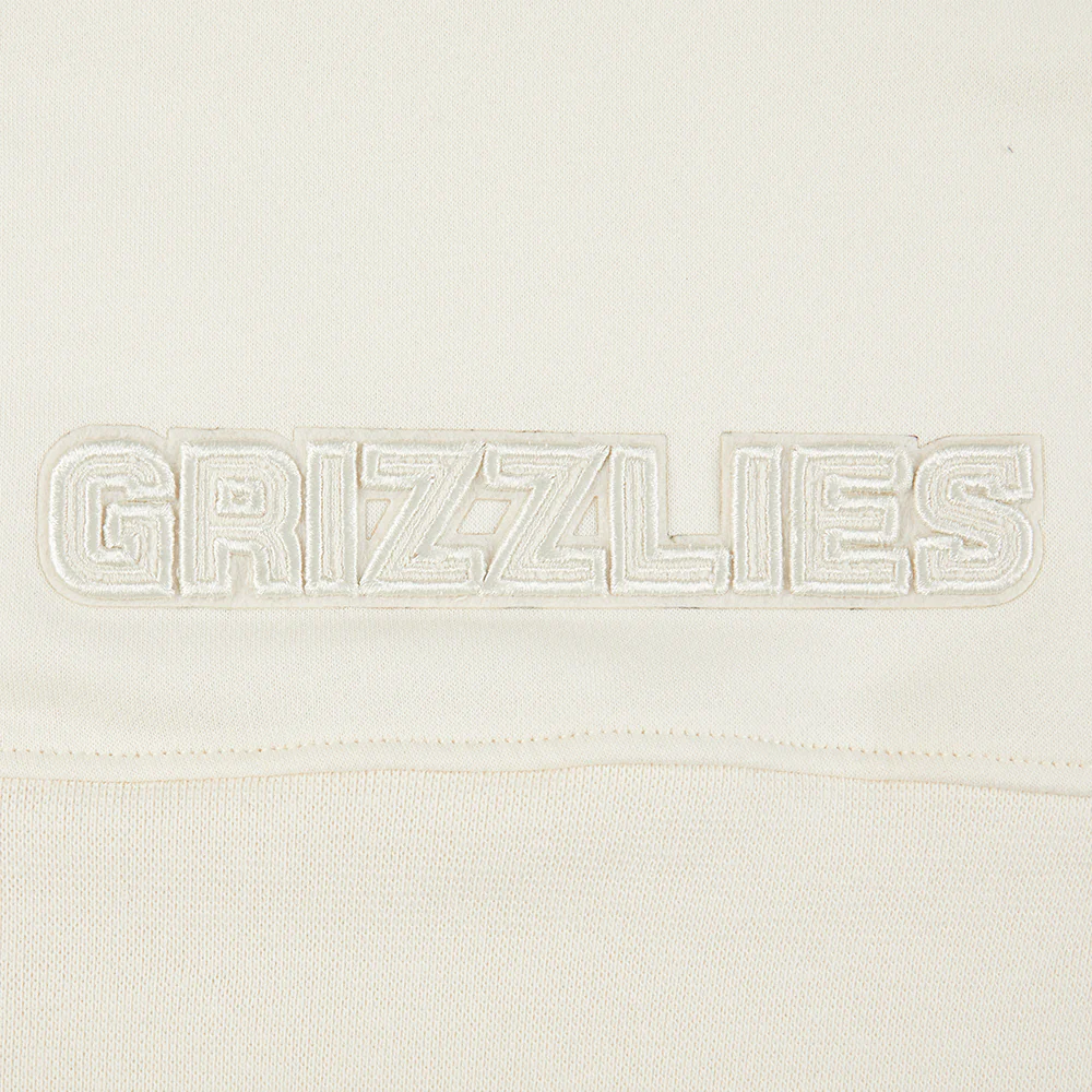 NBA MEMPHIS GRIZZLIES NEUTRAL TODDLER GIRLS FLC PO HOODIE (EGGSHELL) - Image 5