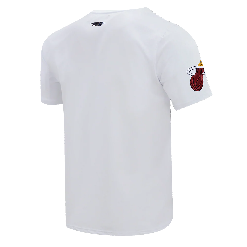 NBA MIAMI HEAT SCRIPT TAIL MEN'S TEE (WHITE) - Image 3