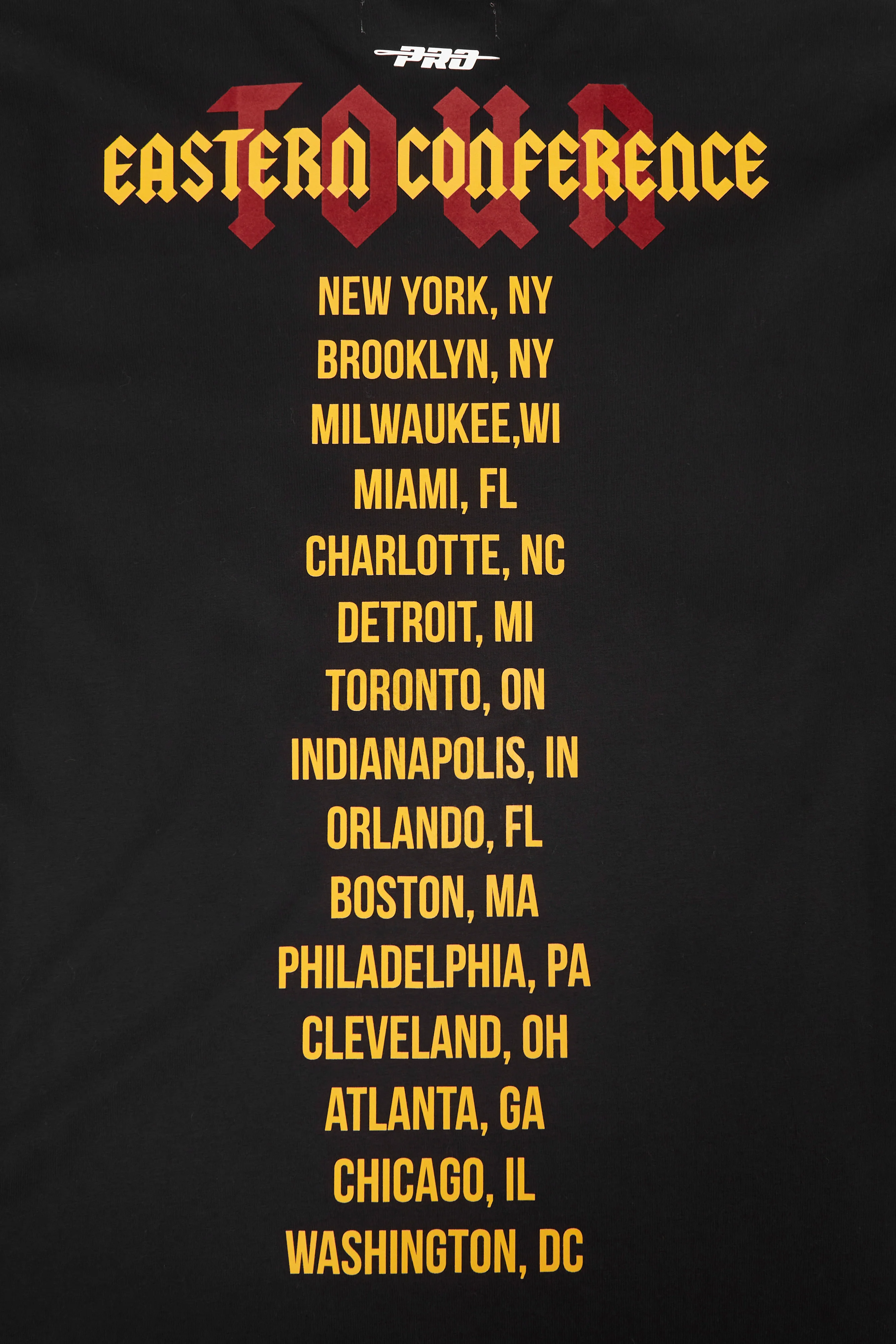 NBA MIAMI HEAT CITY TOUR CJ DROP SHOULDER TEE (BLACK) - Image 7
