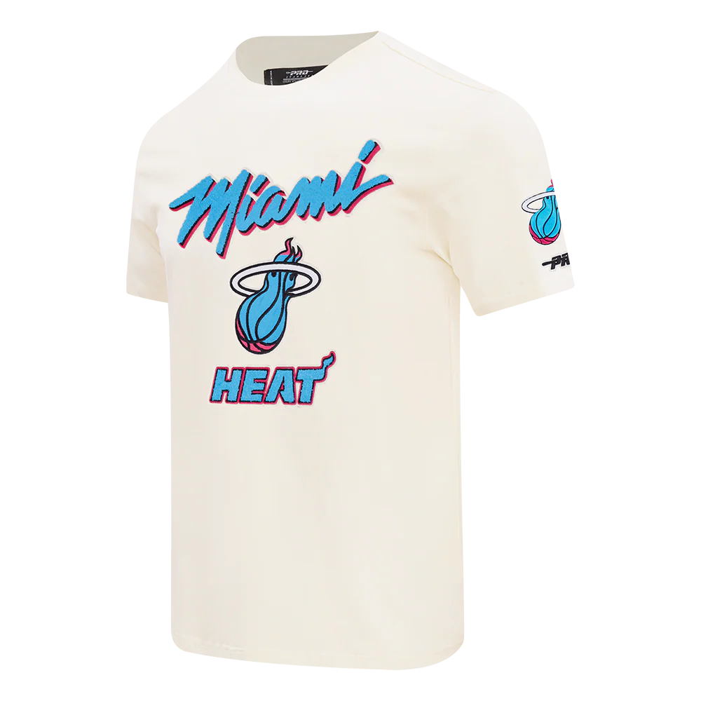 NBA MIAMI HEAT CITY EDITION 25-26 MEN'S SJ TEE (EGGSHELL) - Image 3